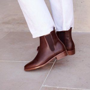 Sezane Low Henry Boots - Brown - 41 / 10